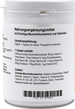 Grünlipp Muschel Konzentrat 120 Kapseln