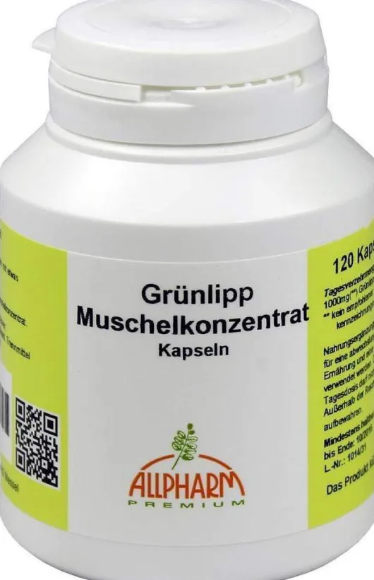 Grünlipp Muschel Konzentrat 500 mg 120 Kapseln