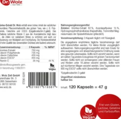Grüntee Extrakt Dr.Wolz 120 Kapseln