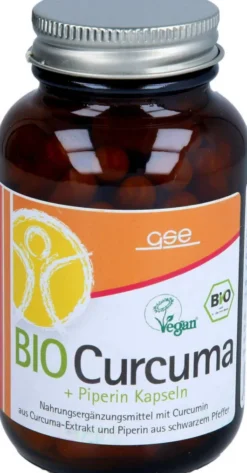 Gse Bio Curcuma+piperin Kapseln 90 Stück