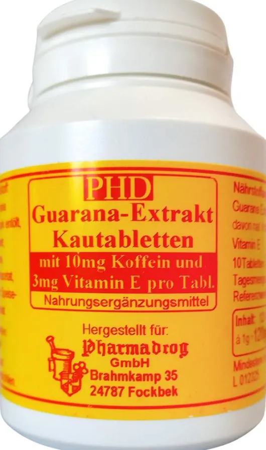 Guarana Extrakt Kautabletten