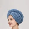 Haarturban aus Microfaser, hellblau, 1 Stück