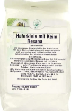 Haferkleie Mit Keim Resana 500 G