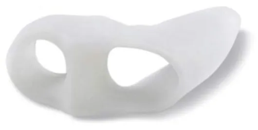 Hallux Gel-Duo-Ring mit Seiten-Polster, 2er Set