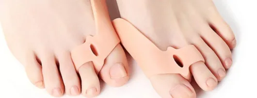 Halluxschutz Gel-Double-Ring mit Ballenschutz, creme
