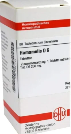 Hamamelis D6 Dhu 80 Tabletten