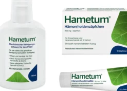 Hametum Medizinischer Reinigungsschaum 100 ml + Hämorrhoiden Salbe 25 g + Hämorrhoidenzäpfchen 10 Stück