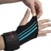 Handgelenkstütze, elastisch, schwarz, Größe L-XL