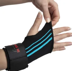Handgelenkstütze, elastisch, schwarz, Größe L-XL
