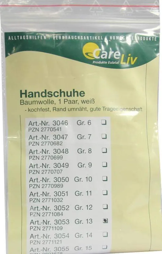 Handschuhe Baumwolle Gr.13