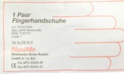 Handschuhe Baumwolle Gr. 7 Überlänge 1 Paar