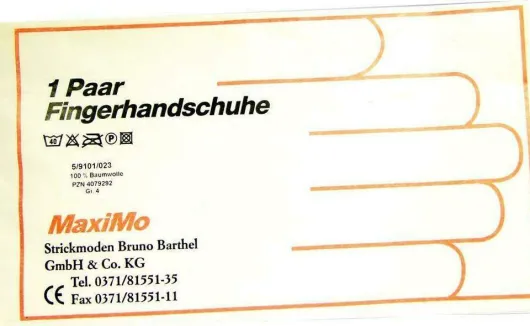 Handschuhe Baumwolle Gr. 4 Kinder 1 Paar