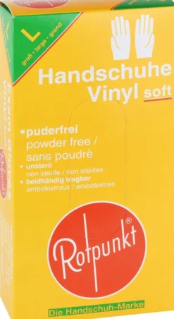 Handschuhe Vinyl Soft L