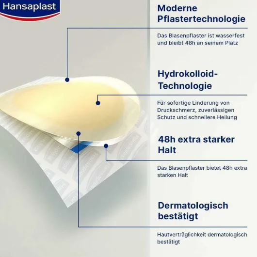 Hansaplast Blasen-Pflaster Ferse 5 Stück