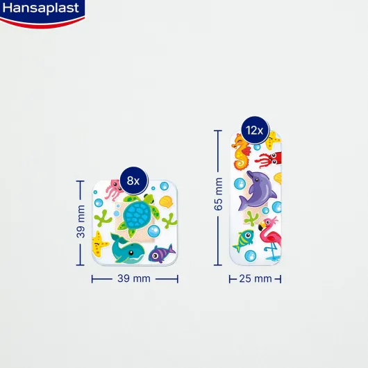 Hansaplast Kinder Pflasterstrips Aqua Protect 20 Stück