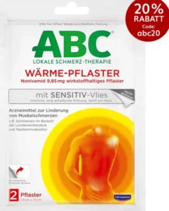 Hansaplast Med ABC Wärme-Pflaster sensitiv 2 Stück