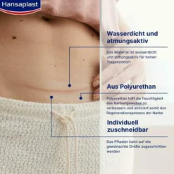 Hansaplast Pflaster Narben Reduktion 3,8 cm X 6,8 cm 21 Stück