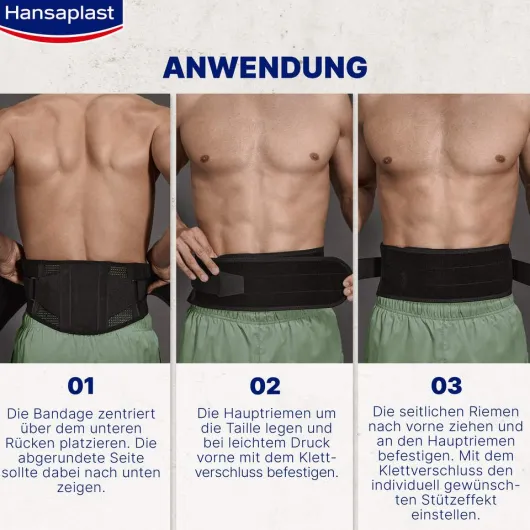 Hansaplast Rücken-Bandage Verstellbar 1 Stück