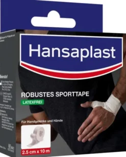Hansaplast Robustes Sporttape Weiß 2,5 cm X 10 cm