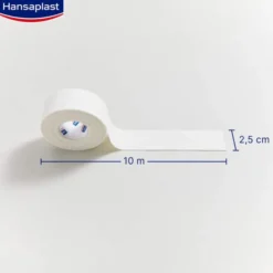 Hansaplast Robustes Sporttape Weiß 2,5 cm X 10 cm