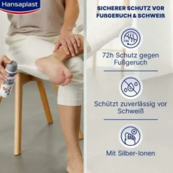 Hansaplast Silver active Fußspray 150 ml Spray