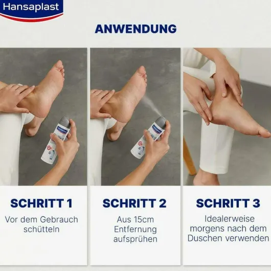 Hansaplast Silver active Fußspray 150 ml Spray