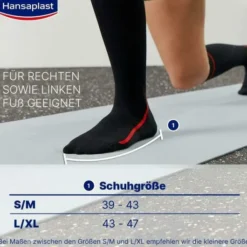 Hansaplast Sport Compression Socks Gr.L - Xl 1 Paar