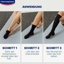 Hansaplast Sport Compression Socks Gr.L - Xl 1 Paar