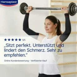 Hansaplast Sport Compression Arm Sleeves Gr.S - M 1 Paar