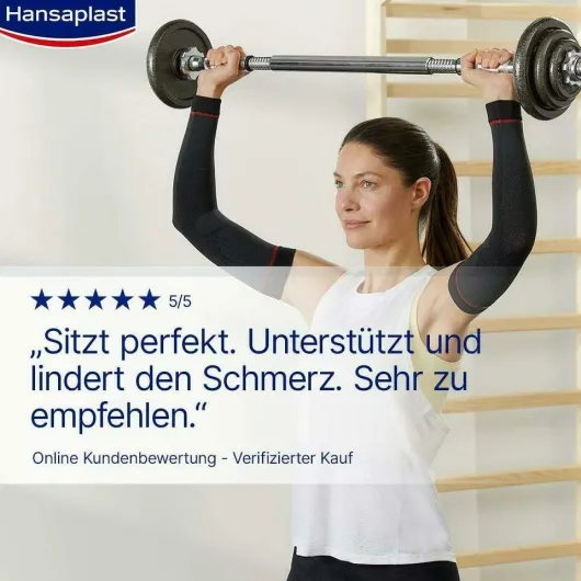 Hansaplast Sport Compression Arm Sleeves Gr.S - M 1 Paar