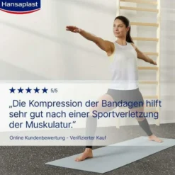 Hansaplast Sport Compression Waden Sleeves Gr.S - M 1 Paar