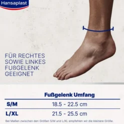 Hansaplast Sport Fußgelenk-Bandage Gr.L - Xl 1 Stück