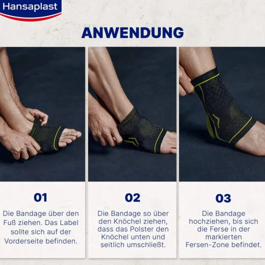 Hansaplast Sport Fußgelenk-Bandage Gr.L - Xl 1 Stück