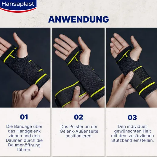 Hansaplast Sport Handgelenk-Bandage Gr.L - Xl 1 Stück