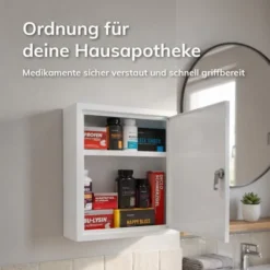 Haushalt International Medizinschrank aus Stahl