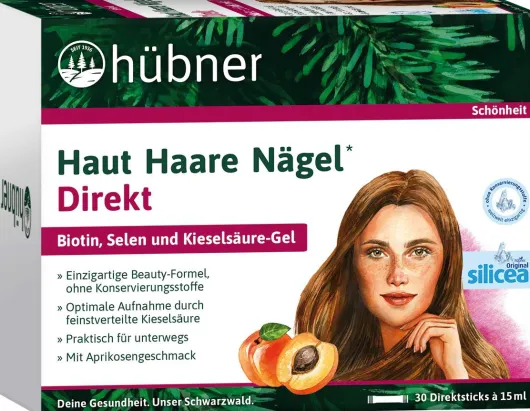 Hübner Haut Haare Nägel Direkt Aprikose 30 x 15 ml