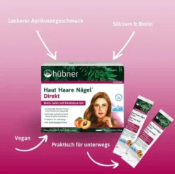 Hübner Haut Haare Nägel Direkt Aprikose 30 x 15 ml