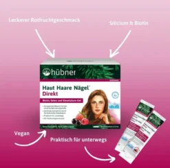 Hübner Haut Haare Nägel Direkt Rotfrucht 30 x 15 ml