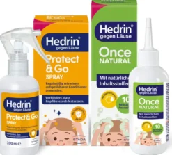 Hedrin Protect & Go Spray 100 ml + Hedrin Once Natural 100 ml