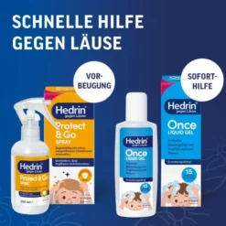 Hedrin Protect & Go Spray 100 ml + Once Liquid Gel 100 ml