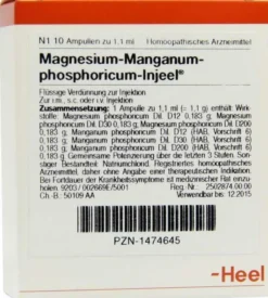 Heel Magnesium-Mangarum-Phosphoricum-Injeel 10 Ampullen