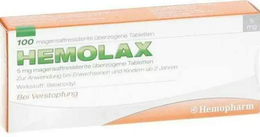 Hemolax 5 mg 100 Magensaftresistente Tabletten