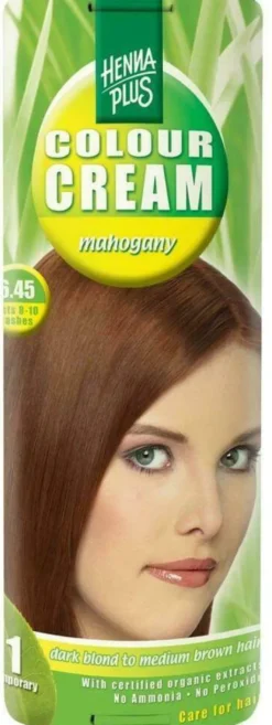 Hennaplus Colour Cream Mahogany 6,45 60 ml Creme