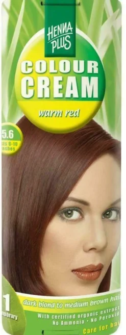 Hennaplus Colour Cream Warm Red 5.6 60 ml Creme
