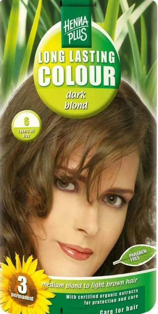 Hennaplus Long Lasting Colur Farbe Dunkel-Blond 6
