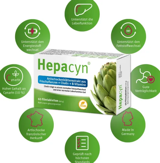 Hepacyn Artischocke 120 Filmtabletten