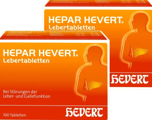 Hepar Hevert Lebertabletten 2 x 100 Tabletten