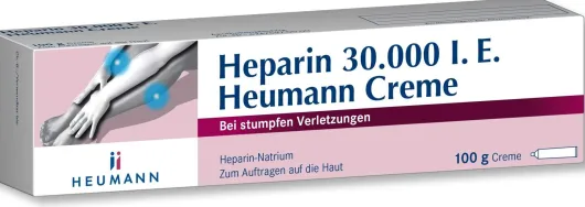 Heparin 30.000 I.E. Heumann 100 g Creme