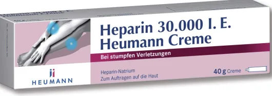 Heparin 30.000 I.E. Heumann 40 G Creme