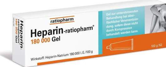 Heparin-ratiopharm 180000 100 g Gel